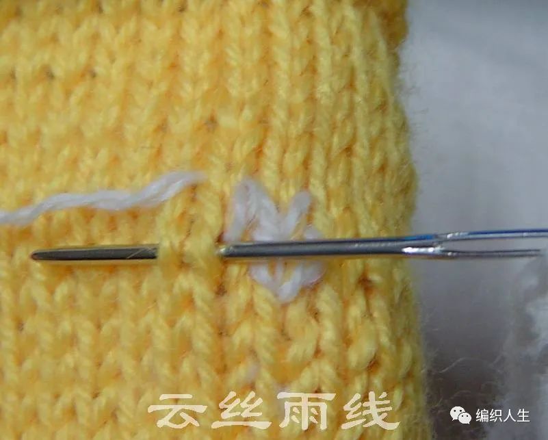 毛衣的正确绣法图解,毛衣绣字的正确方法