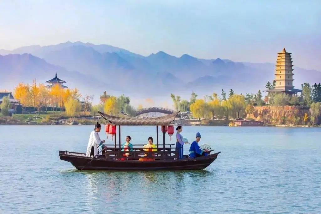 曲江秋天风景,曲江的秋色