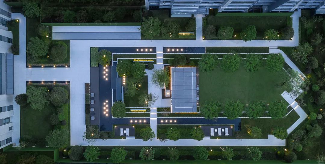 融创长乐壹号湖上样板房,景观蒙太奇