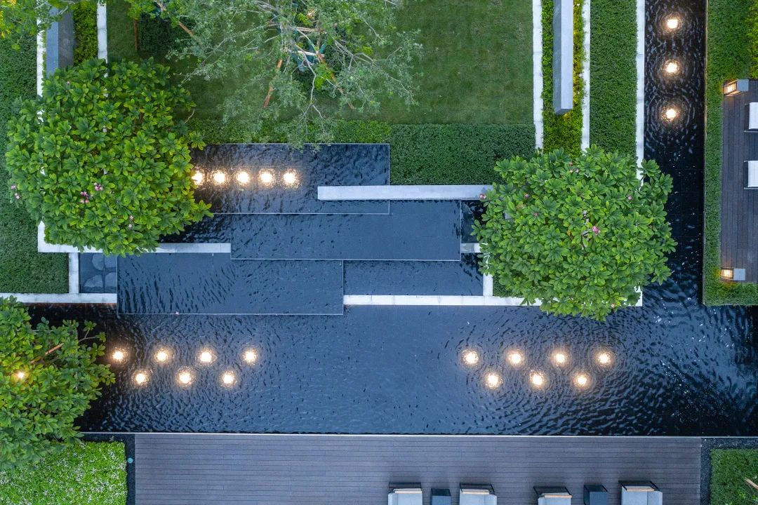 融创长乐壹号湖上样板房,景观蒙太奇