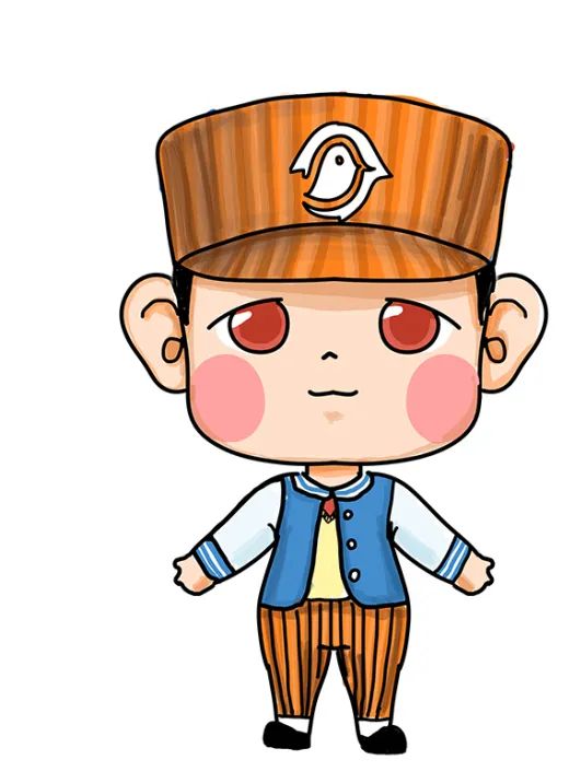 这也太好看了!00后帅气小哥哥将校园地标建筑拟人化,哪个是你的PICK?