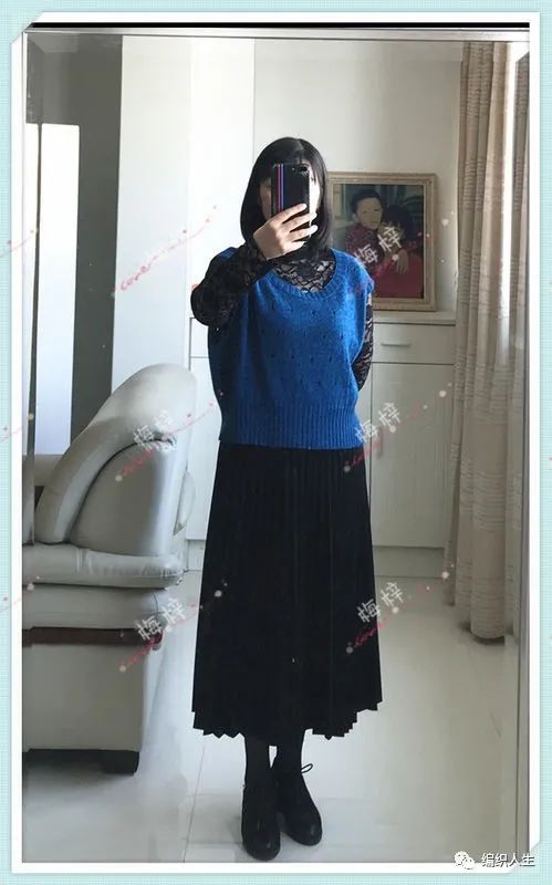 宽松棒针女式背心款式图解,男士棒针背心花样大全图解