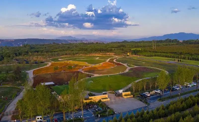 杜邑公园雪景,杜邑遗址公园6月风景