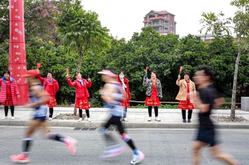 白云区马拉松比赛视频,畅跑长跑