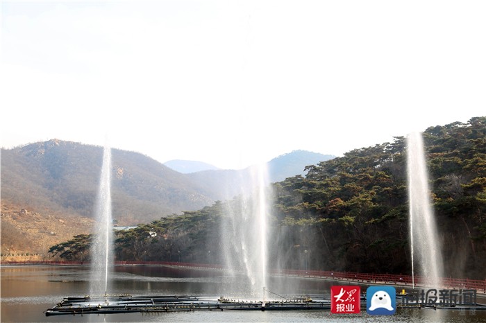 冬季泰山温泉城,泰山温泉城森林氧吧