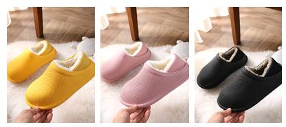 穿着舒服加绒防雨鞋,冬季慵懒风鞋防水