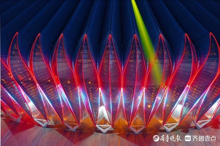 济南霓虹灯,济南城市夜景霓虹灯