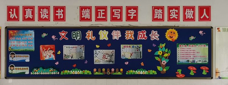 文明礼貌防溺水黑板报,德育及防溺水黑板报