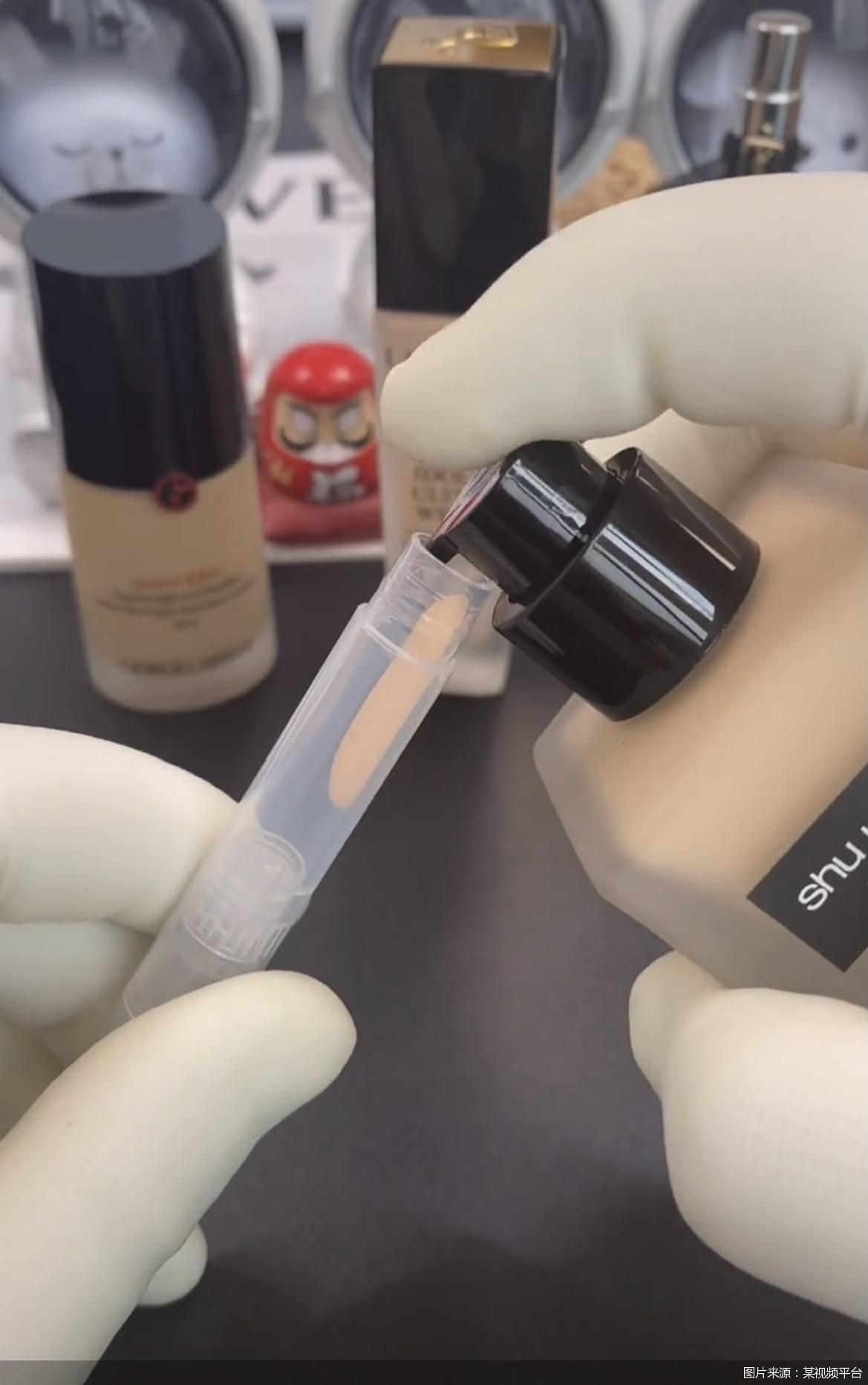 化妆品小样分装过程,化妆品小作坊的条件