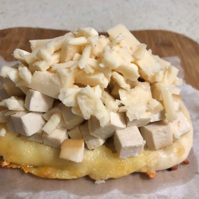 #2021趣味披萨组——芝香“食”趣#冬夜打工人的奶豆腐披萨