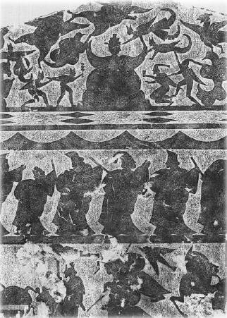 鲁迅先生肖像画,鲁迅汉画像石拓片