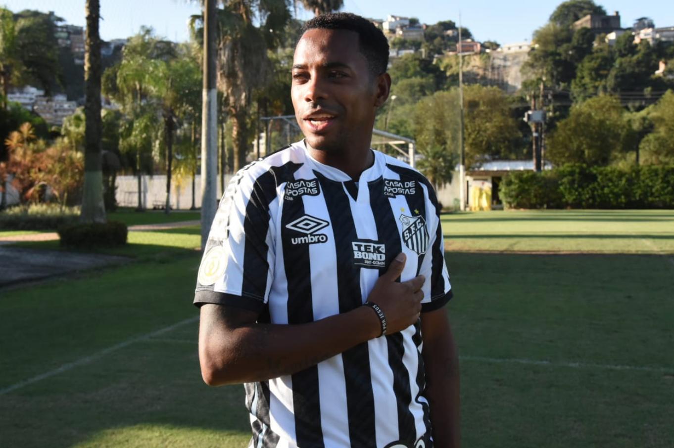 罗比尼奥赴桑托斯队,罗比尼奥签约桑托斯