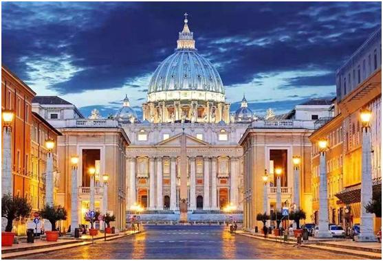 梵蒂冈世界上最小的教堂,世界最小国家梵蒂冈地图
