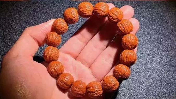 文玩手串核桃怎么上色快包浆快,文玩核桃小核桃