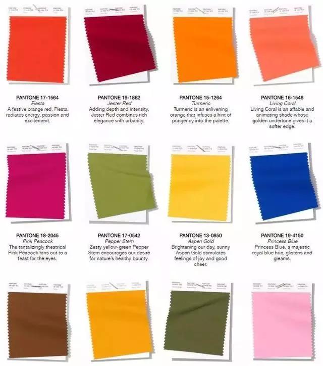 2019流行色和时尚穿搭,2019流行色调色系列