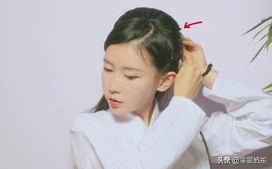 民族服饰变装汉服大家闺秀,大家闺秀日常汉服发型无发包