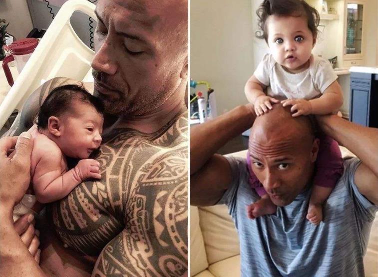 有种“颜值”叫强森之女，本以为会是金刚娃娃，不料却是人间芭比