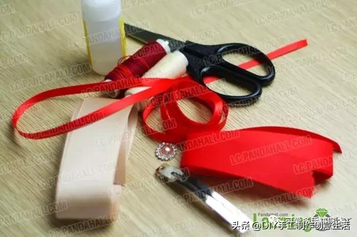 丝带做花带,做花带的教程