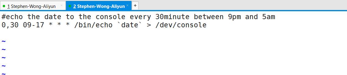 linuxcron定时任务,linux中crontab命令详解