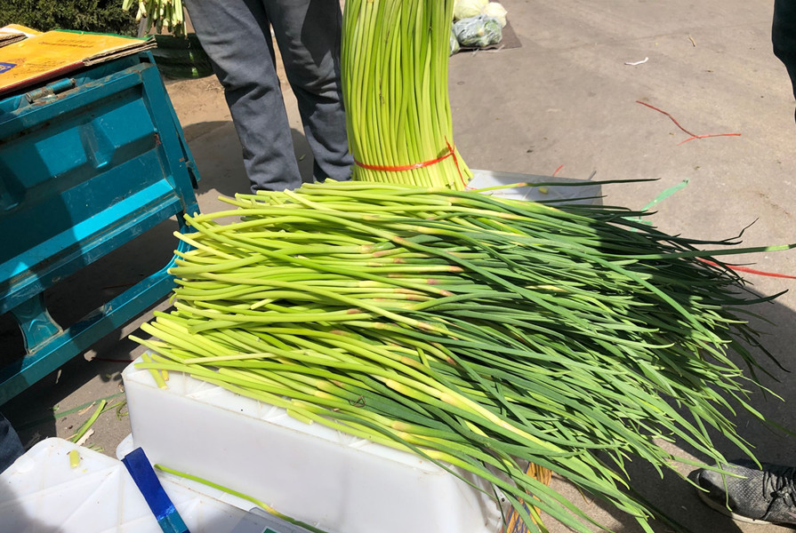 同样是黄心菜区别为啥那么大,买蒜苔红头的好还是绿头的好