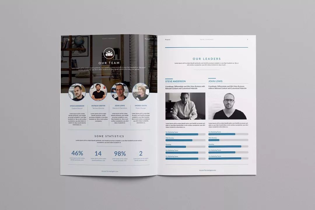 简约大气的企业宣传册／画册设计精选