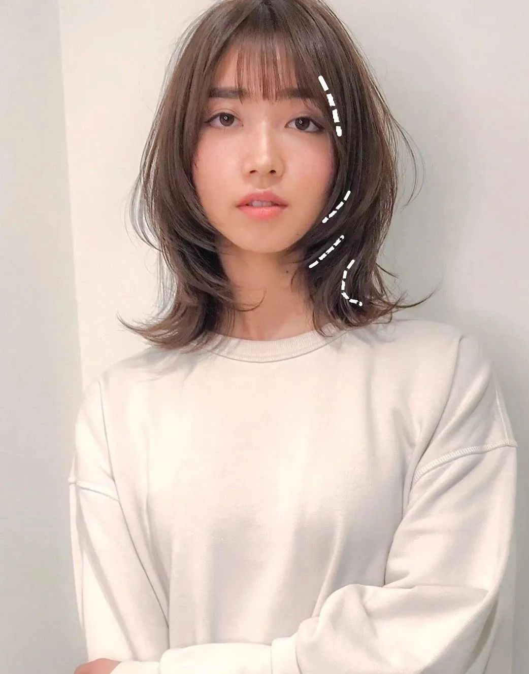 长头发显高显脸小发型,适合矮个子脸小的短发型