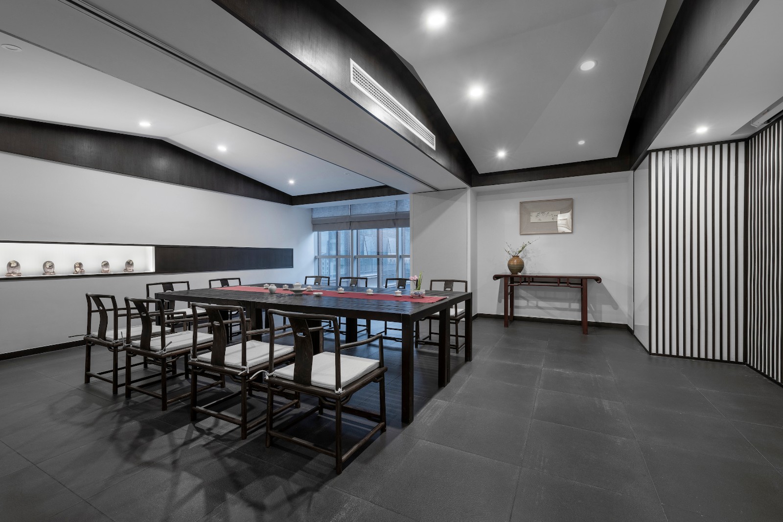 极简中式禅意房子设计,130平米禅意新中式设计