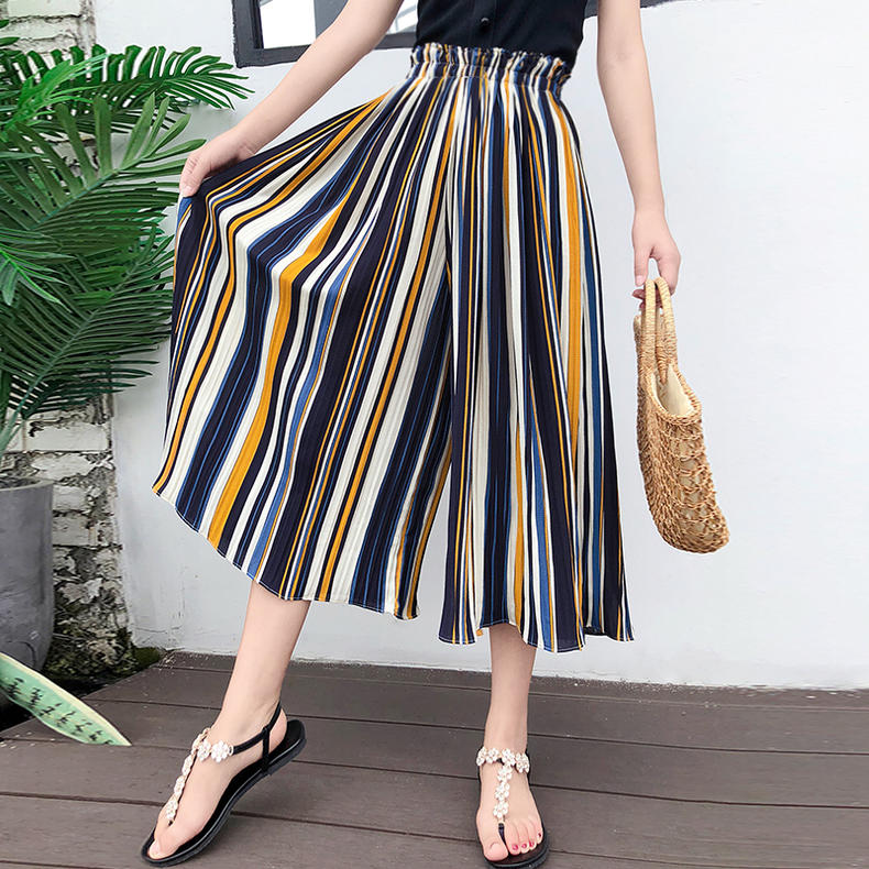 阔腿裤显瘦休闲开叉,阔腿裤显瘦高腰慵懒