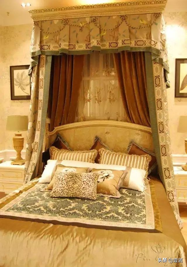 少女心卧室的床怎么布置,卧室床幔布置效果图