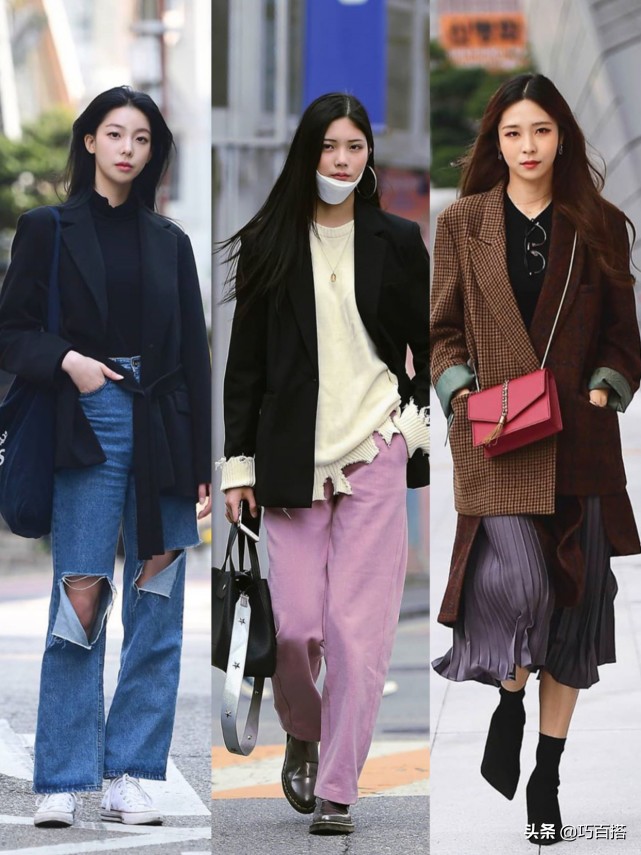 2020韩国时尚穿搭街拍视频,2020韩国冬季穿搭气质街拍
