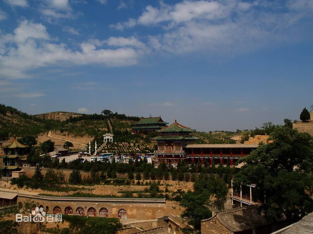 佳县白云山道观,佳县白云山