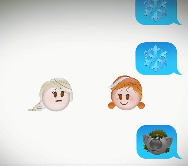 emoji版冰雪奇缘,冰雪奇缘表情神还原