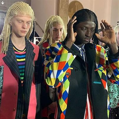 日本古怪造型男模走秀视频,日本时尚男模走秀