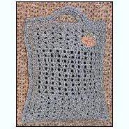 钩针包教程简单又好看,钩针编织教程经典四叶花淡雅清新