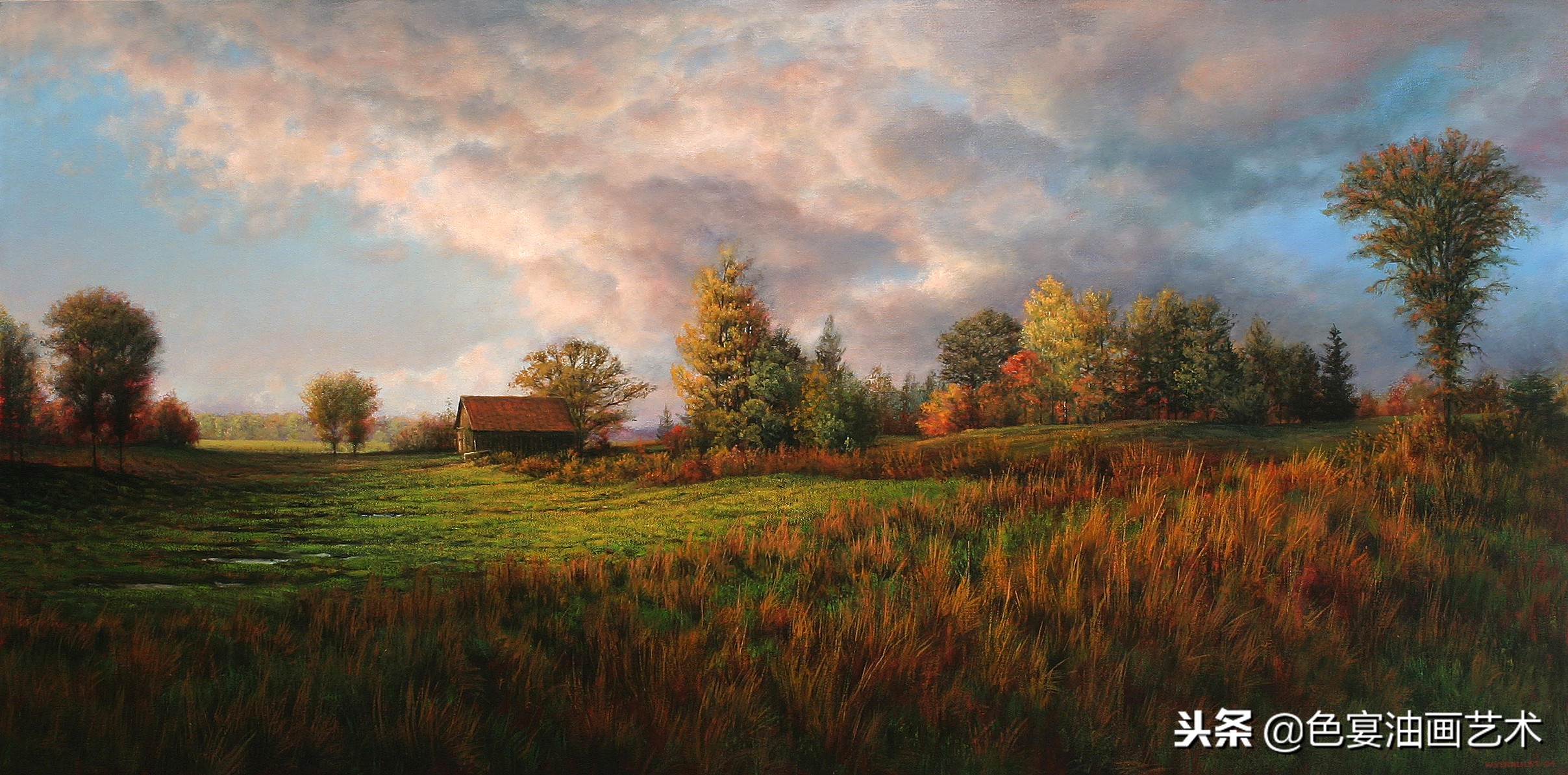 俄罗斯油画大师风景油画教程视频,油画大师油画风景创作教学视频