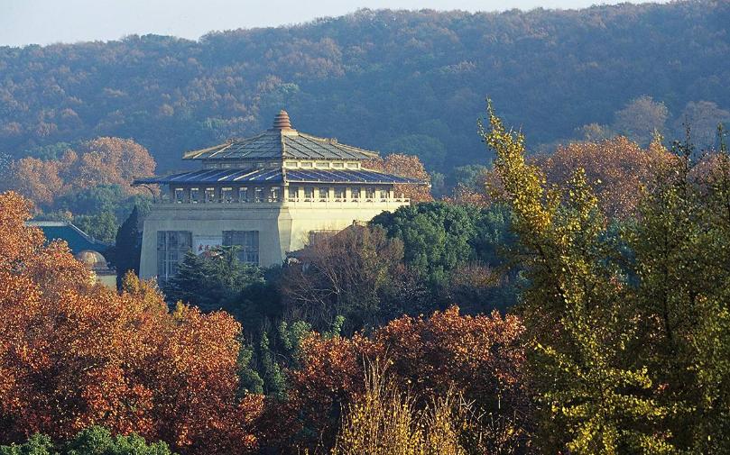 武汉开学震撼画面,夏季的武汉大学风景