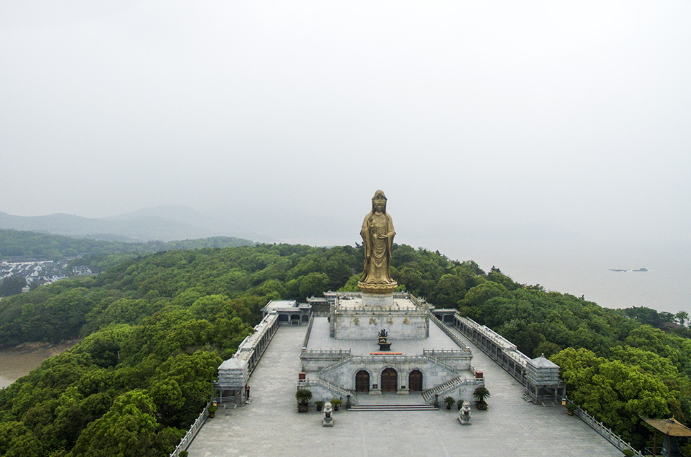 探寻古建筑视频,普陀山梵音古洞建筑风格