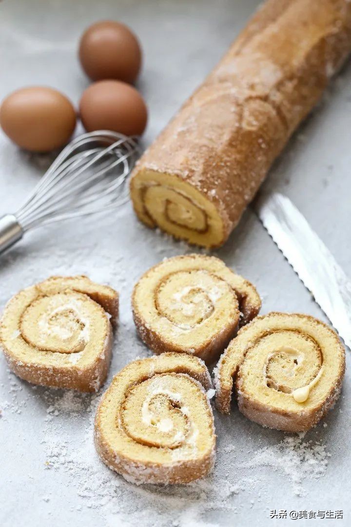 蛋糕卷怎样避免开裂掉皮,做蛋糕卷开裂怎么补救