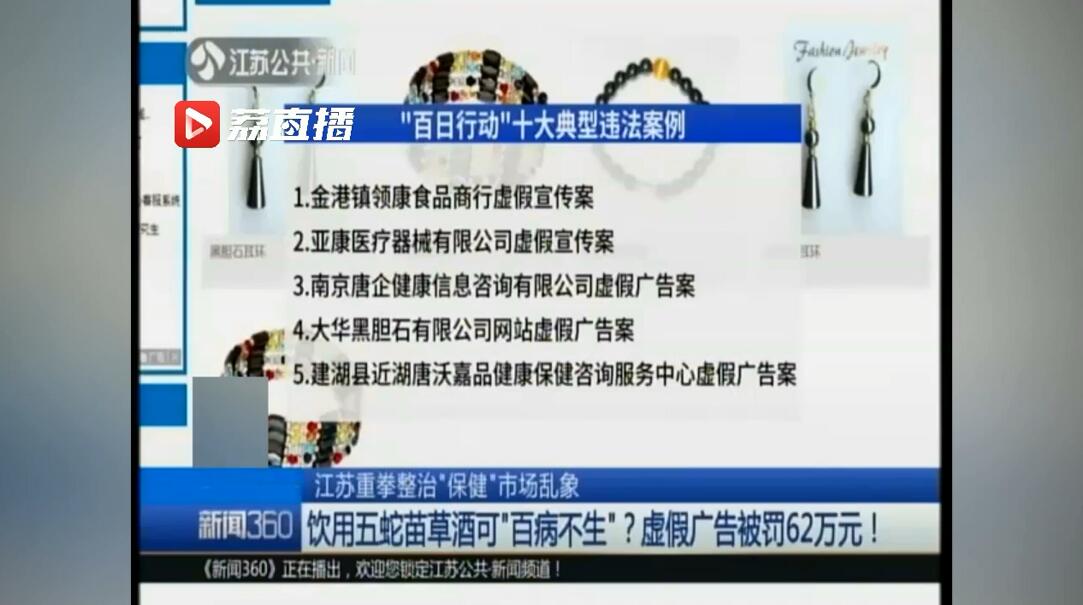 糖果能抗肿瘤？仪器能治25种病？江苏重拳整治保健市场乱象