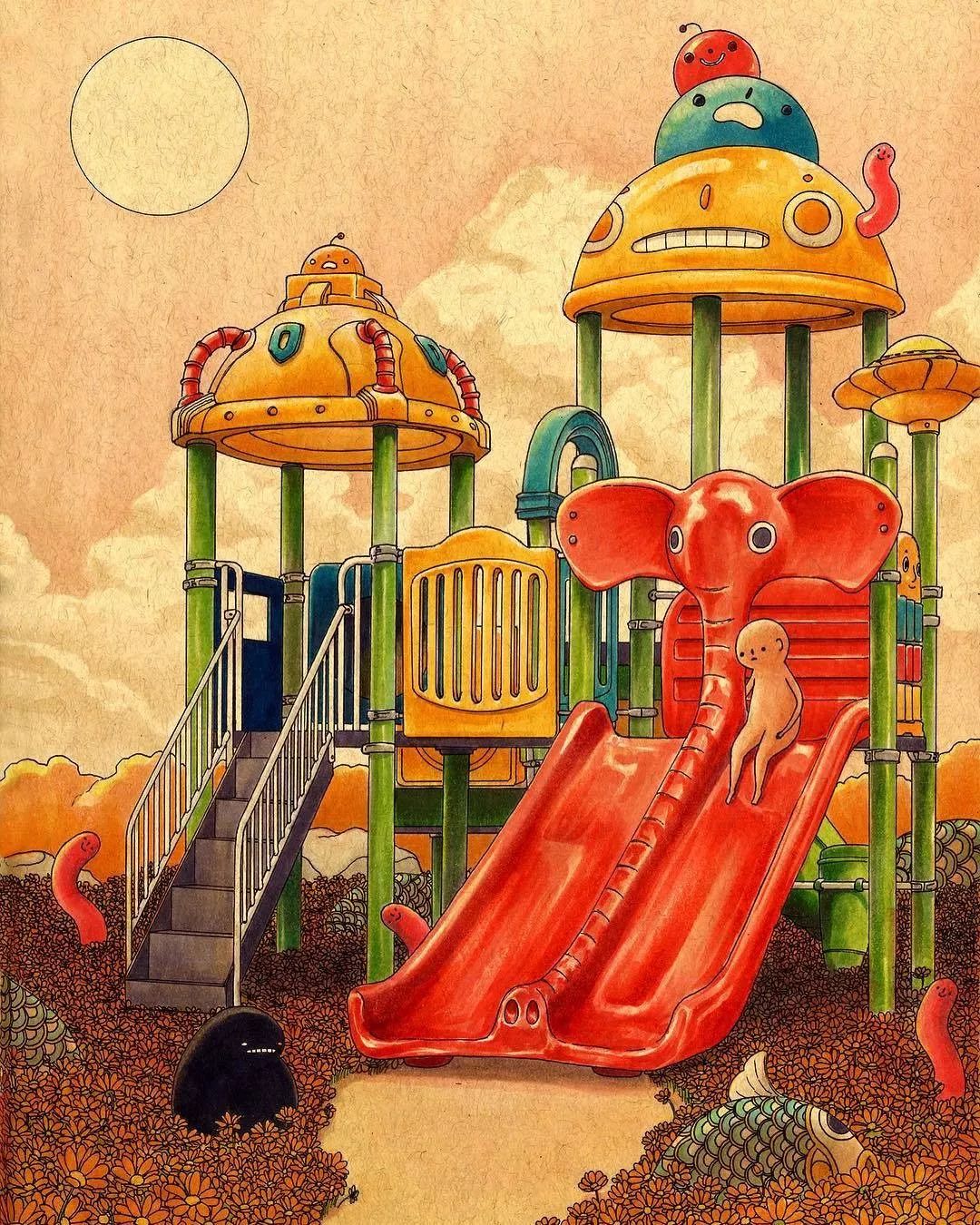 插画师孤独,插画孤独作品