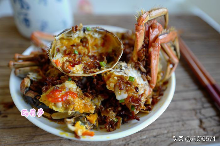 蒜香螃蟹的最简单做法,螃蟹的既简单又好吃的做法