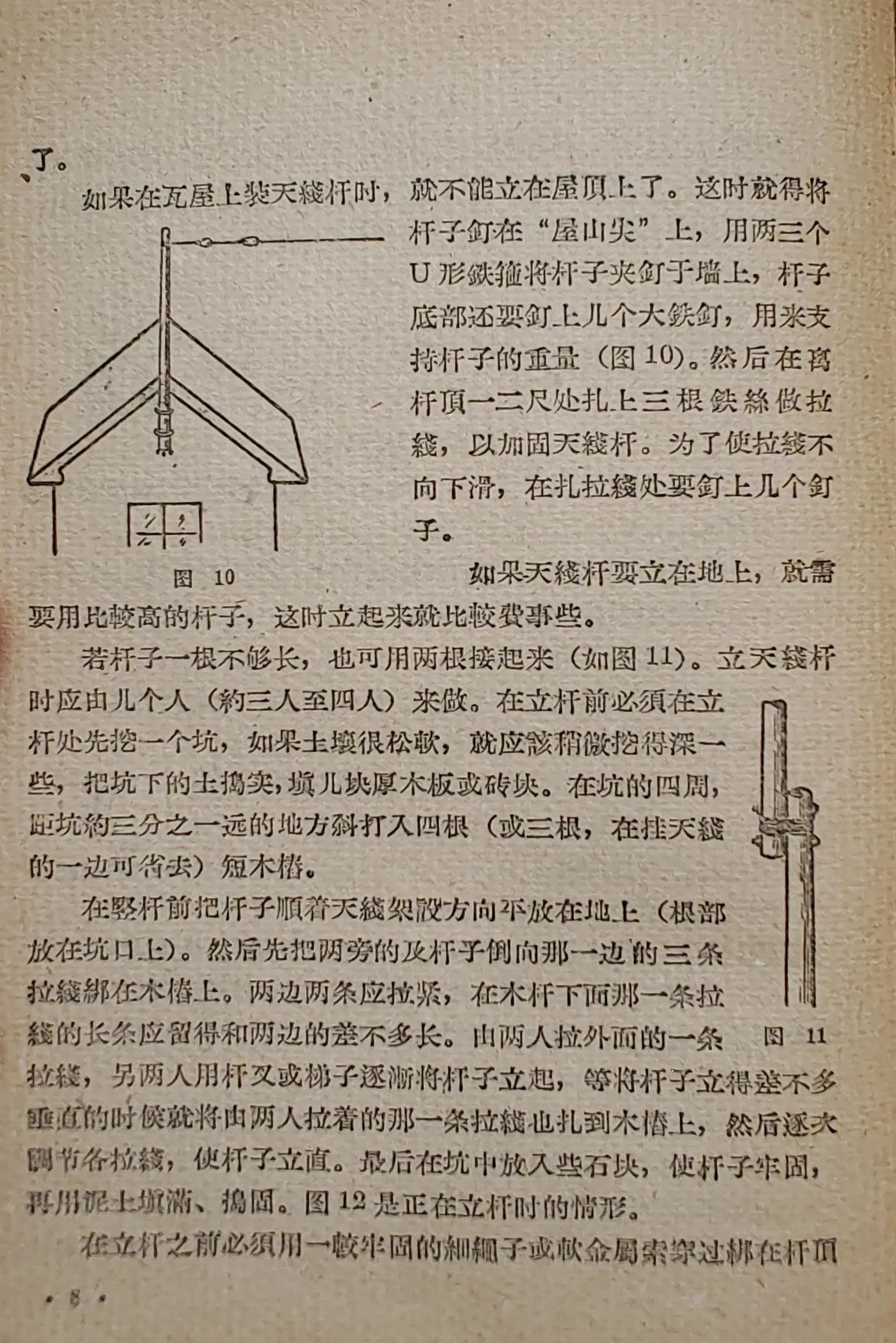 老收音机天线制作,50年代收音机线路图