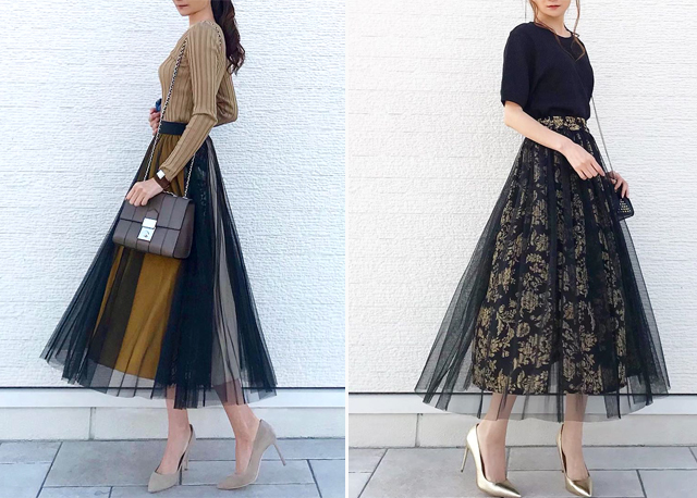 半身裙主要怎么搭配呢,一条半身裙的各种搭配