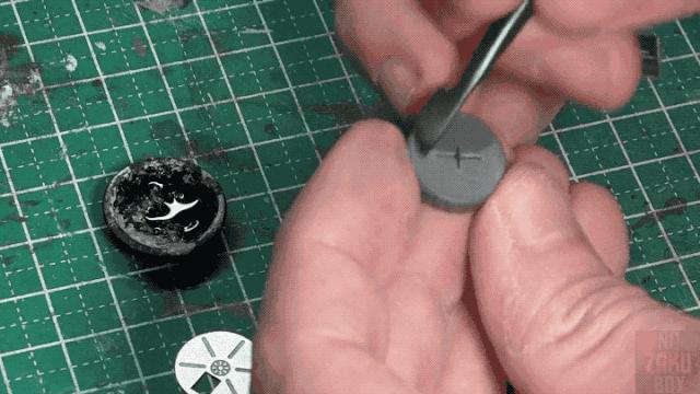 扎古蚀刻片安装,扎古蚀刻片