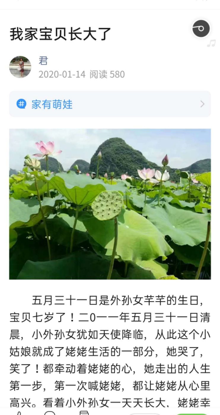我写美篇得到的第一笔稿费，作者：褚丽君