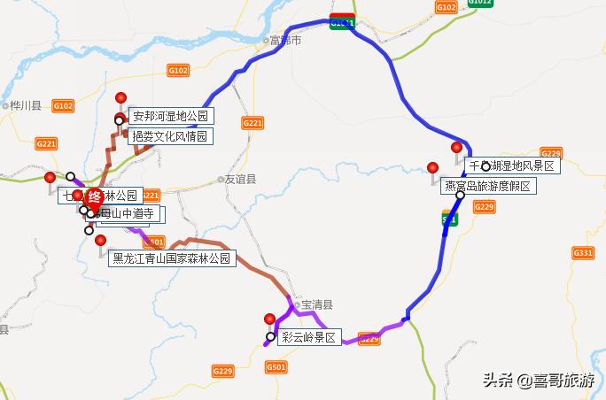 双鸭山出发旅游景点大全,黑龙江双鸭山有什么旅游景点