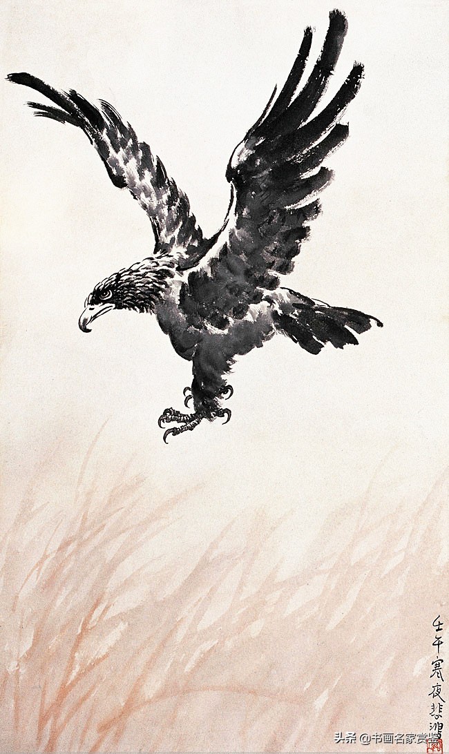 中国画家徐悲鸿图,中国画家徐悲鸿作画