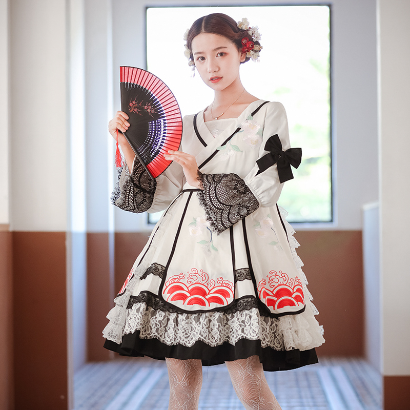 汉服汉元素童装,汉元素洛丽塔服装设计