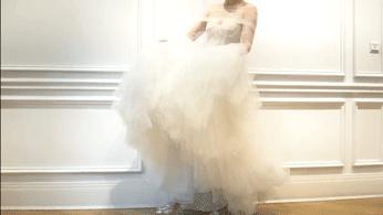 昆凌结婚穿的婚纱真的好大气,唐嫣昆凌婚纱