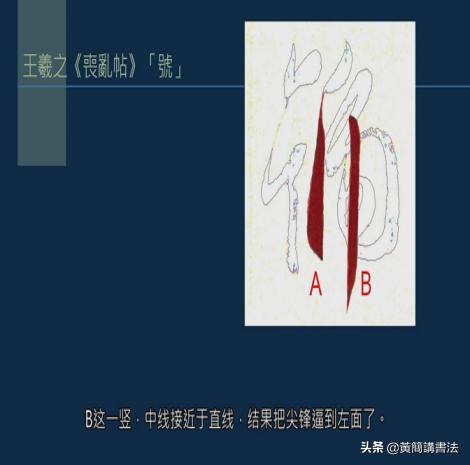 黄简讲书法竖的写法,黄简讲书法笔法篇49